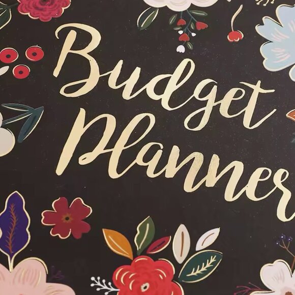 Vintage Flower Budget Planner: A5 Undated Financial Organizer with Expense Track - Picture 2 of 7